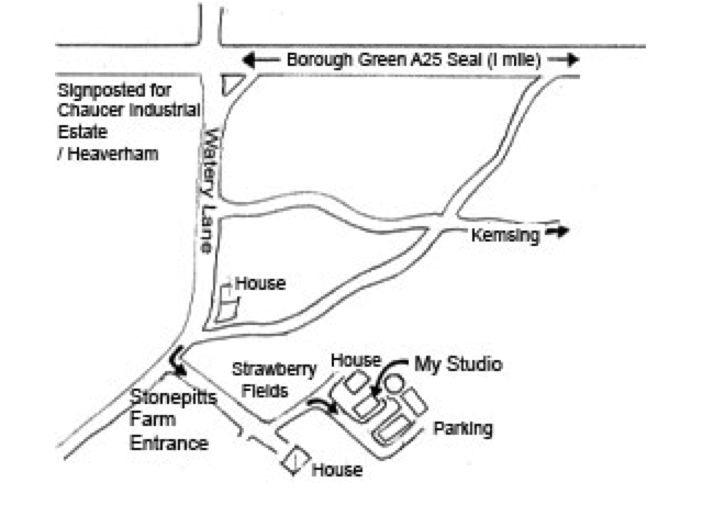 Andrea Farndon's Artworks Map