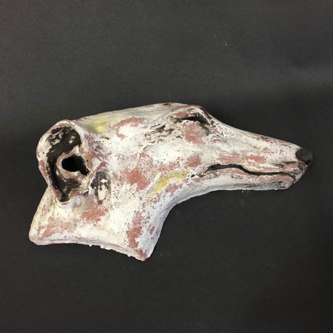 Dog sculpture
