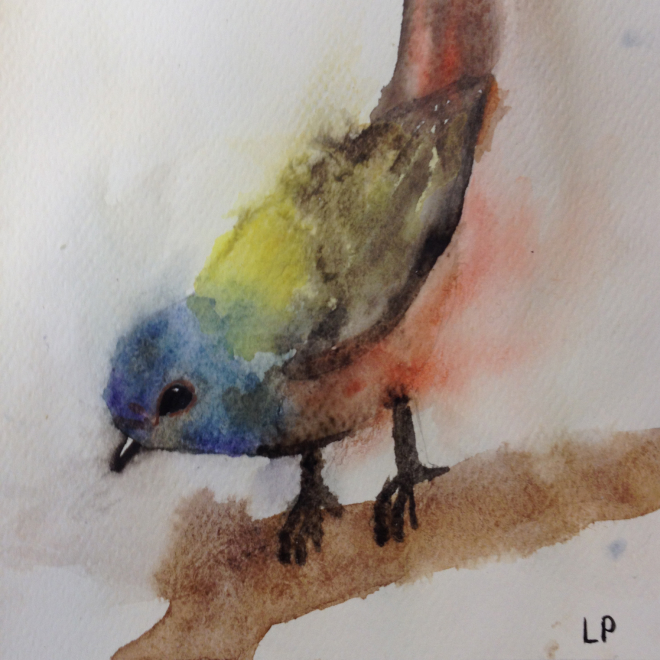 Child's watercolour painting