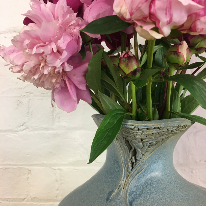 Clay 'fossil' sculptures by Andrea Farndon