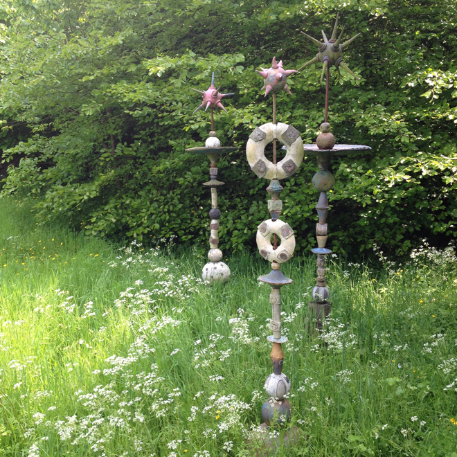 Garden sculptures made by Andrea Farndon