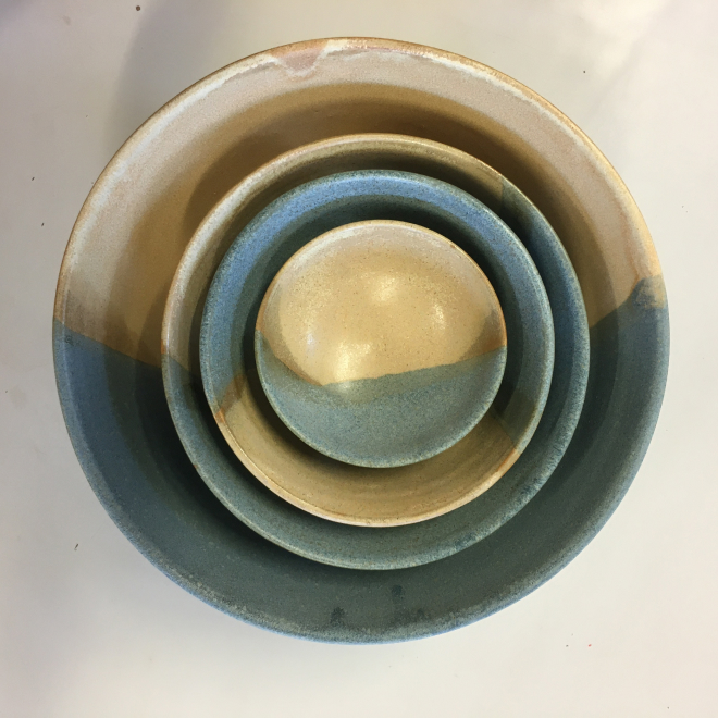 Blue plate by Andrea Farndon